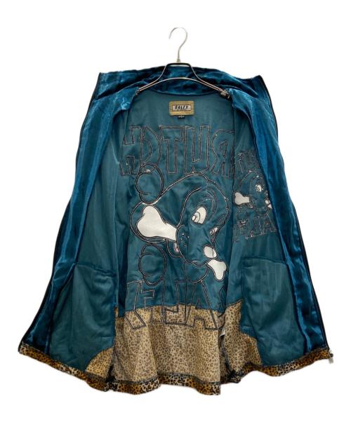 GALFY（ガルフィー）GALFY (ガルフィー) ベロアトラックセットアップ ネイビー サイズ:Lの古着・服飾アイテム