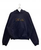 Deaileディアイル）の古着「Deaile Logo Check Hoodie」｜ネイビー