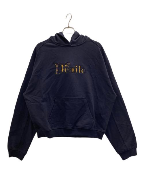 Deaile（ディアイル）Deaile (ディアイル) Deaile Logo Check Hoodie ネイビー サイズ:L 未使用品の古着・服飾アイテム