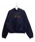 Deaile（ディアイル）の古着「Deaile Logo Check Hoodie」｜ネイビー
