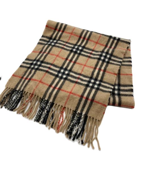 Burberry's（バーバリーズ）Burberry's (バーバリーズ) ノバチェックマフラー ベージュの古着・服飾アイテム