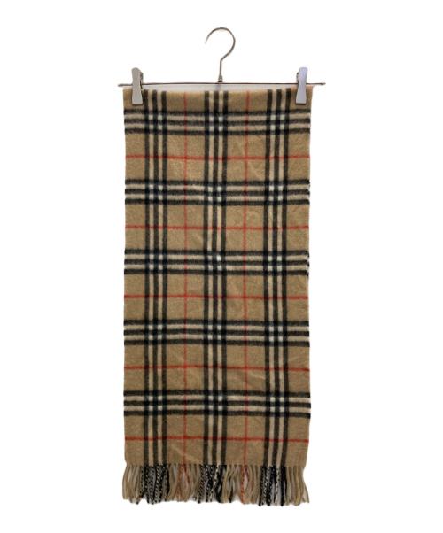 Burberry's（バーバリーズ）Burberry's (バーバリーズ) ノバチェックマフラー ベージュの古着・服飾アイテム