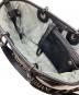 中古・古着 EMPORIO ARMANI (エンポリオ アルマーニ) キルティングレザーバッグ ブラック：10000円