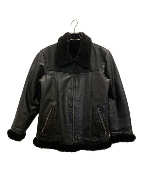 ABAHOUSE（アバハウス）ABAHOUSE (アバハウス) レザージャケット ブラック サイズ:2の古着・服飾アイテム