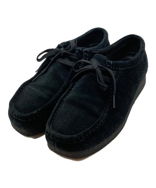 CLARKS（クラークス）CLARKS (クラークス) ワラビーシューズ ブラック サイズ:24㎝の古着・服飾アイテム