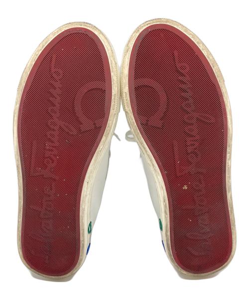 Salvatore Ferragamo（サルヴァトーレ フェラガモ）Salvatore Ferragamo (サルヴァトーレ フェラガモ) ローカットスニーカー ホワイト サイズ:SIZE9の古着・服飾アイテム