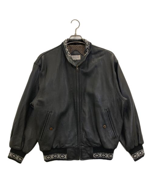 FRIENDLY ORIGINAL（フレンドリーオリジナル）FRIENDLY ORIGINAL (フレンドリーオリジナル) レザージャケット ブラック サイズ:Ｍの古着・服飾アイテム