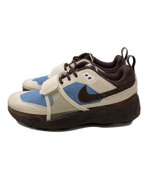 NIKE（ナイキ）NIKE (ナイキ) TRAVIS SCOTT (トラヴィススコット) Zoom Field Jaxx ホワイト×ブラウン サイズ:27㎝ 未使用品の古着・服飾アイテム