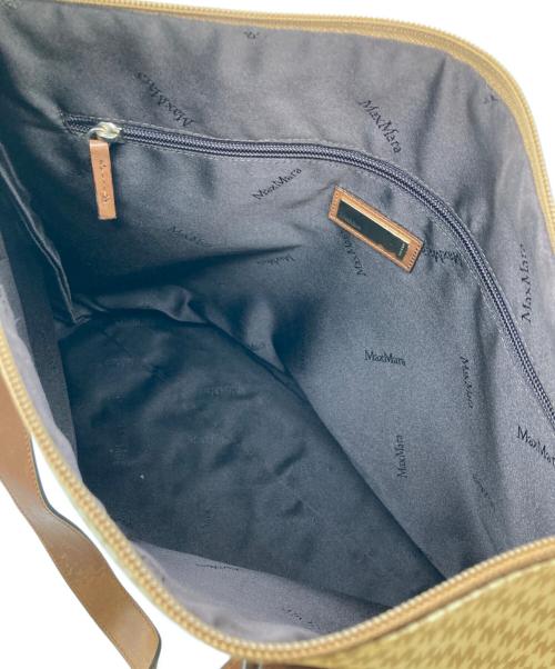MaxMara（マックスマーラ）MaxMara (マックスマーラ) トートバッグ ブラウンの古着・服飾アイテム