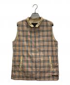 BURBERRY GOLFバーバリーゴルフ）の古着「ジップベスト」｜ベージュ