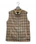BURBERRY GOLF（バーバリーゴルフ）の古着「ジップベスト」｜ベージュ