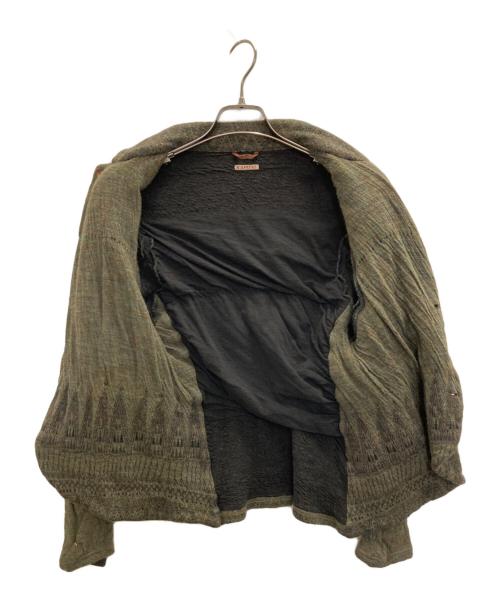 KAPITAL（キャピタル）KAPITAL (キャピタル) コットンカーディガン オリーブ サイズ:SIZE Sの古着・服飾アイテム