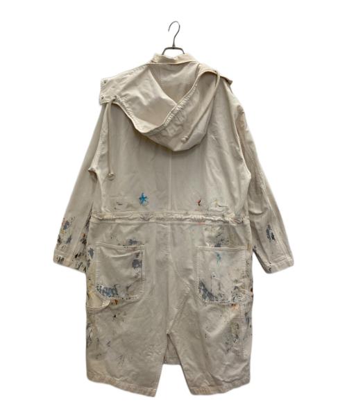 soe ready to wear（ソーイレディトゥウェア）SOE READY TO WEAR (ソーイレディトゥウェア) ペイント加工コート ベージュ サイズ:1の古着・服飾アイテム