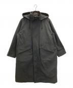 MHLマーガレットハウエル）の古着「PLAINWEAVE COTTON  NYLON COAT」｜ブラック