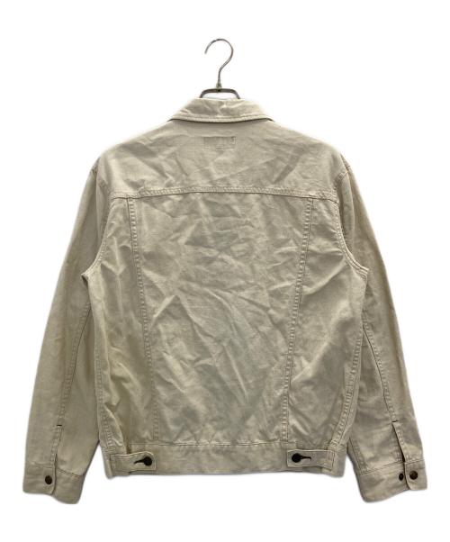Eddie Bauer（エディーバウアー）Eddie Bauer (エディーバウアー) ジップジャケット ベージュ サイズ:Sの古着・服飾アイテム