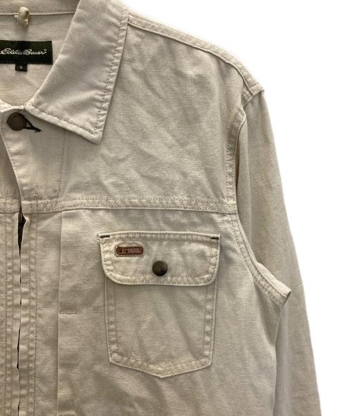 Eddie Bauer（エディーバウアー）Eddie Bauer (エディーバウアー) ジップジャケット ベージュ サイズ:Sの古着・服飾アイテム