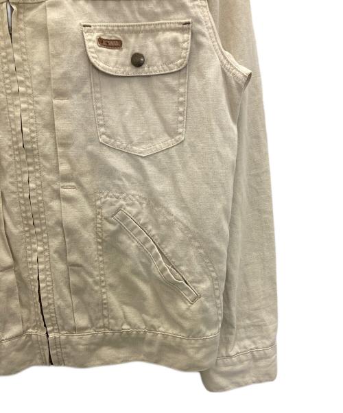 Eddie Bauer（エディーバウアー）Eddie Bauer (エディーバウアー) ジップジャケット ベージュ サイズ:Sの古着・服飾アイテム