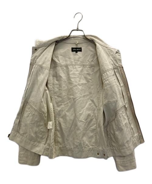 Eddie Bauer（エディーバウアー）Eddie Bauer (エディーバウアー) ジップジャケット ベージュ サイズ:Sの古着・服飾アイテム
