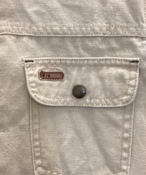 Eddie Bauer（エディーバウアー）Eddie Bauer (エディーバウアー) ジップジャケット ベージュ サイズ:Sの古着・服飾アイテム