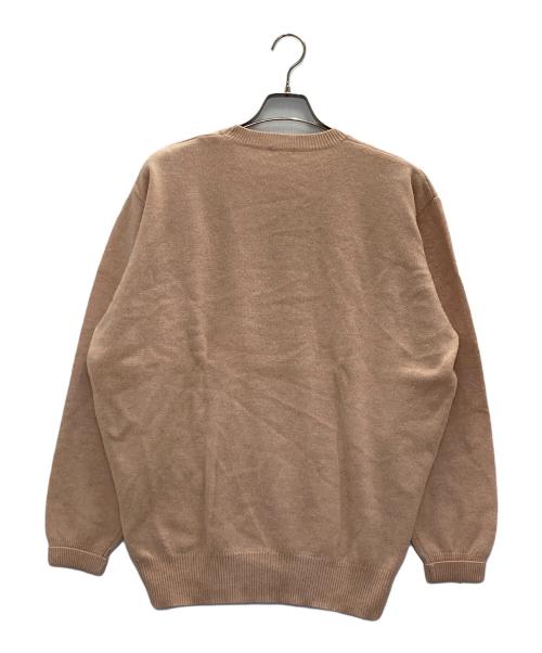 PAPAS（パパス）PAPAS (パパス) クルーネックニット ピンク サイズ:Lの古着・服飾アイテム