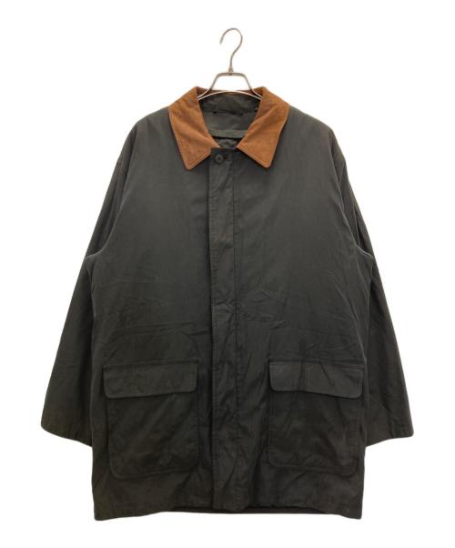 BARNEYS NEWYORK（バーニーズ・ニューヨーク）BARNEYS NEWYORK (バーニーズ・ニューヨーク) ライナー付襟レザーコート ブラック サイズ:Lの古着・服飾アイテム