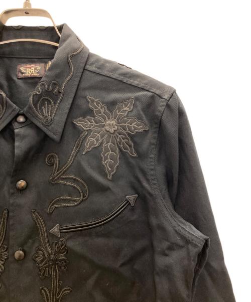 RRL（ダブルアールエル）RRL (ダブルアールエル) ウエスタンシャツ ブラック サイズ:不明の古着・服飾アイテム