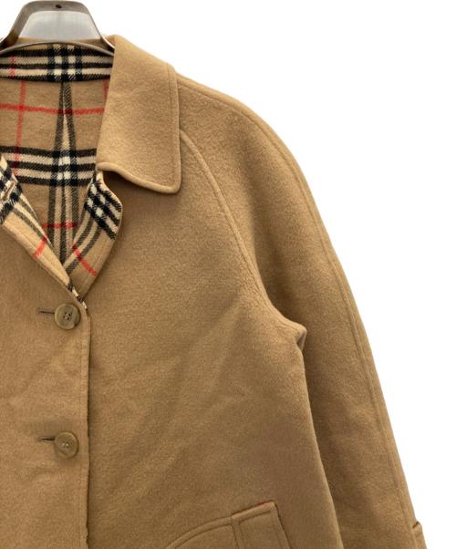 Burberry's（バーバリーズ）Burberry's (バーバリーズ) 裏ノバチェックウールステンカラーコート ベージュ サイズ:AB2の古着・服飾アイテム