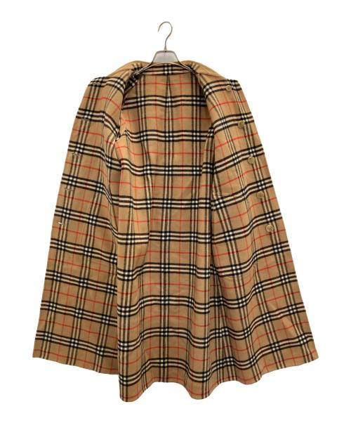 Burberry's（バーバリーズ）Burberry's (バーバリーズ) 裏ノバチェックウールステンカラーコート ベージュ サイズ:AB2の古着・服飾アイテム