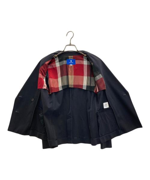 BLUE LABEL CRESTBRIDGE（ブルーレーベルクレストブリッジ）BLUE LABEL CRESTBRIDGE (ブルーレーベルクレストブリッジ) 金釦テーラードジャケット ネイビー サイズ:36の古着・服飾アイテム
