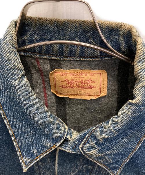 LEVI'S（リーバイス）LEVI'S (リーバイス) 裏ブランケットデニムジャケット インディゴ サイズ:40の古着・服飾アイテム