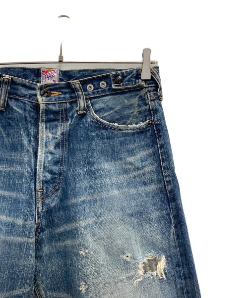 PRPS（ピーアルピーエス）PRPS (ピーアルピーエス) ダメージデニムパンツ インディゴ サイズ:32の古着・服飾アイテム