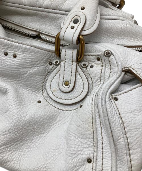 Chloe（クロエ）Chloe (クロエ) パディントンハンドバッグ ホワイトの古着・服飾アイテム