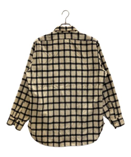 PENDLETON（ペンドルトン）PENDLETON (ペンドルトン) 70'sチェックネルシャツ アイボリー×ブラック サイズ:Ｌの古着・服飾アイテム