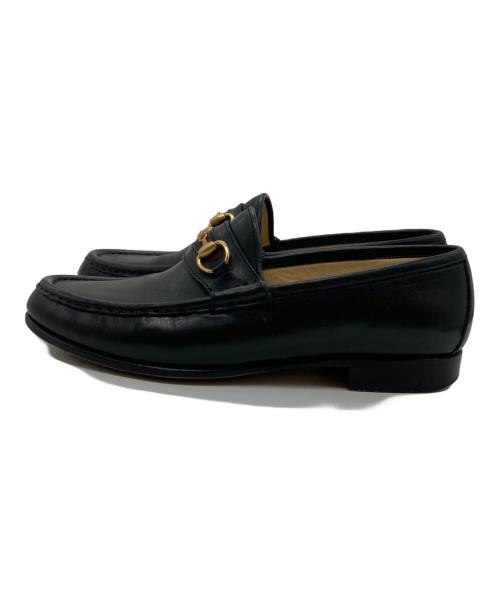 GUCCI（グッチ）GUCCI (グッチ) ホースビットローファー ブラック サイズ:7Bの古着・服飾アイテム