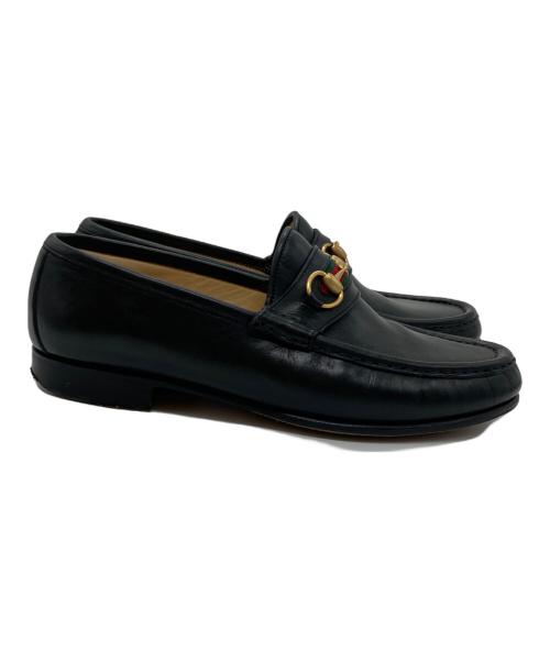GUCCI（グッチ）GUCCI (グッチ) ホースビットローファー ブラック サイズ:7Bの古着・服飾アイテム