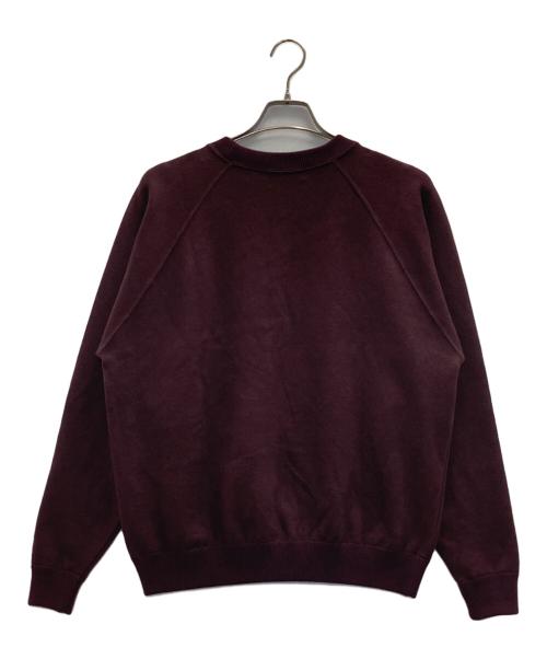 PORTANCE（ポータンス）PORTANCE (ポータンス) OG RAGLAN SWEATER ボルドー サイズ:Sの古着・服飾アイテム
