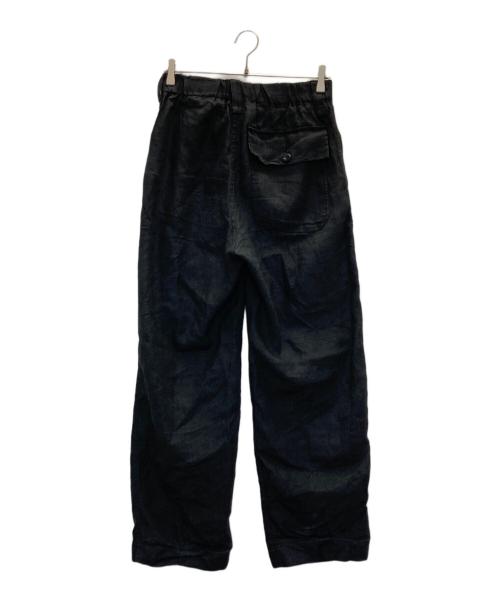 MHL（マーガレットハウエル）MHL (マーガレットハウエル) リネンウールベイカーパンツ ブラック サイズ:Sの古着・服飾アイテム
