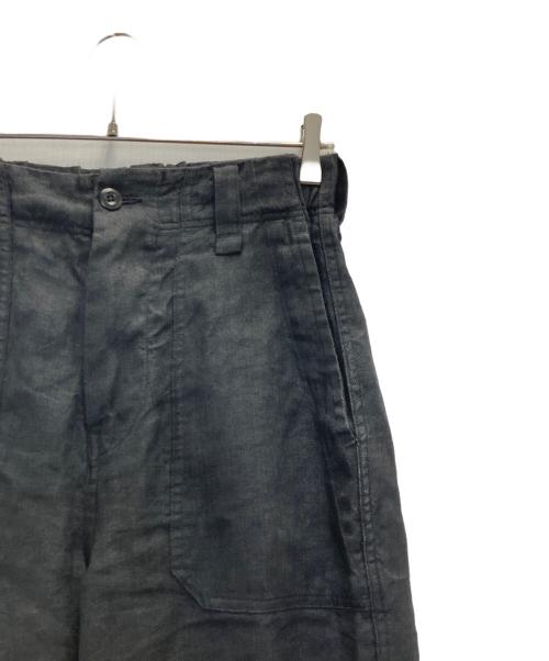 MHL（マーガレットハウエル）MHL (マーガレットハウエル) リネンウールベイカーパンツ ブラック サイズ:Sの古着・服飾アイテム