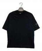 C.P COMPANYシーピーカンパニー）の古着「LIGHT FLEECE SHORT SLEEVE SWEATSHIRT」｜ブラック