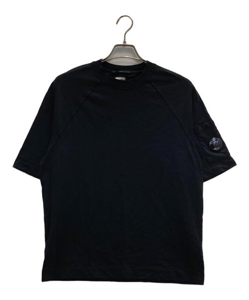 C.P COMPANY（シーピーカンパニー）C.P COMPANY (シーピーカンパニー) LIGHT FLEECE SHORT SLEEVE SWEATSHIRT ブラック サイズ:Sの古着・服飾アイテム