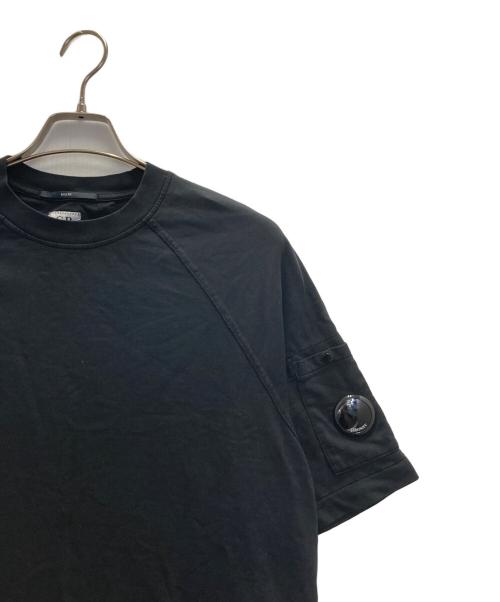 C.P COMPANY（シーピーカンパニー）C.P COMPANY (シーピーカンパニー) LIGHT FLEECE SHORT SLEEVE SWEATSHIRT ブラック サイズ:Sの古着・服飾アイテム