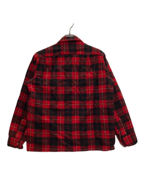 PENDLETON（ペンドルトン）PENDLETON (ペンドルトン) 50'sボードシャツ レッド サイズ:Ⅿの古着・服飾アイテム