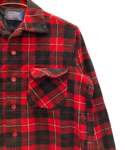 PENDLETON（ペンドルトン）PENDLETON (ペンドルトン) 50'sボードシャツ レッド サイズ:Ⅿの古着・服飾アイテム