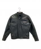 Schottショット）の古着「641 シングルライダースジャケット」｜ブラック