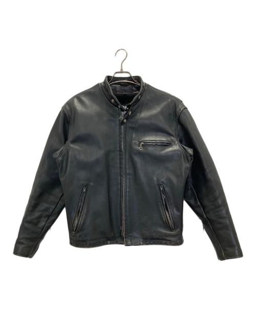 Schott（ショット）Schott (ショット) 641 シングルライダースジャケット ブラック サイズ:42の古着・服飾アイテム