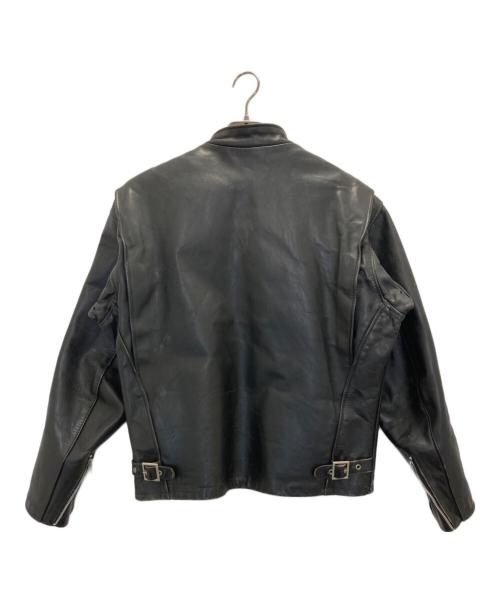 Schott（ショット）Schott (ショット) 641 シングルライダースジャケット ブラック サイズ:42の古着・服飾アイテム