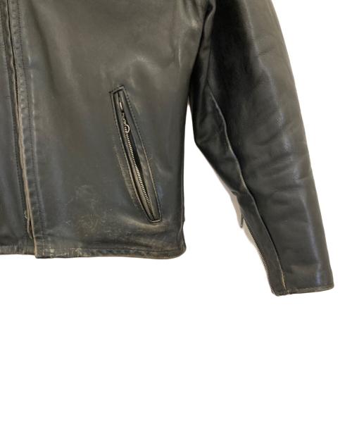 Schott（ショット）Schott (ショット) 641 シングルライダースジャケット ブラック サイズ:42の古着・服飾アイテム