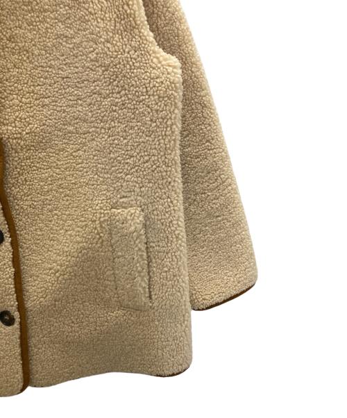 ZARA（ザラ）ZARA (ザラ) ボアジャケット ベージュ サイズ:XSの古着・服飾アイテム
