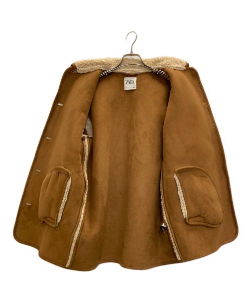 ZARA（ザラ）ZARA (ザラ) ボアジャケット ベージュ サイズ:XSの古着・服飾アイテム