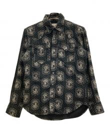 Hysteric Glamour（ヒステリックグラマー）の古着「総柄ウエスタンシャツ」｜ブラック